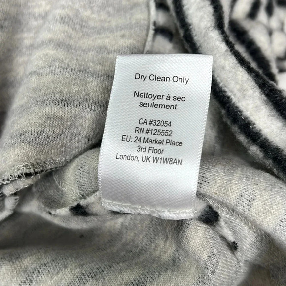 Dolan Anthropologie Left Coast Collection brushed fleece Striped Jacket Size M - Picture 10 of 10